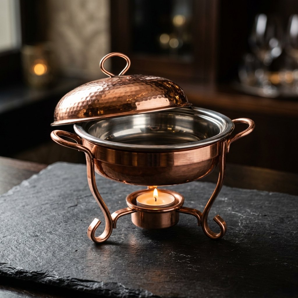 Copper Miniature Buffet Chafer