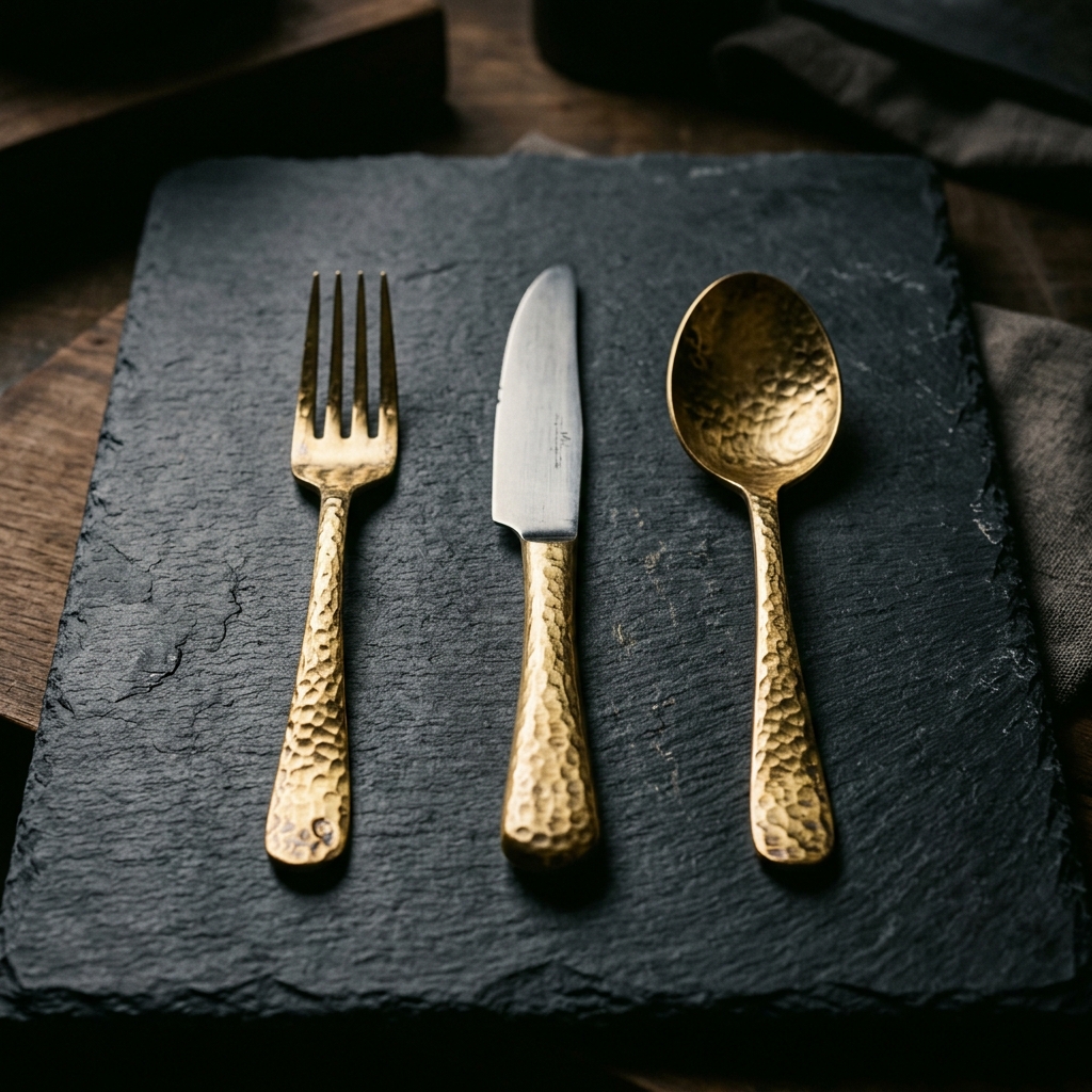 Ace Vintage Gold Cutlery