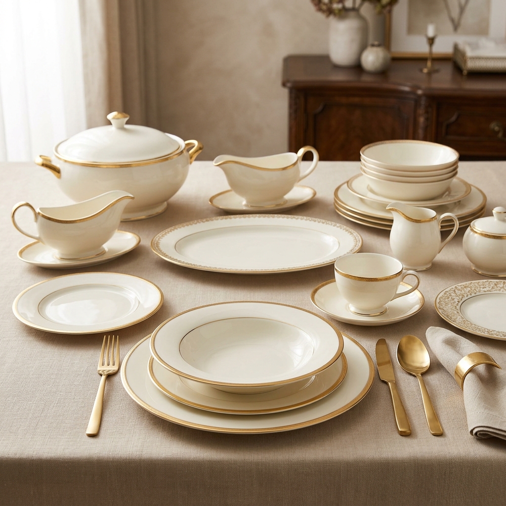 Premium Bone China Dinner Set