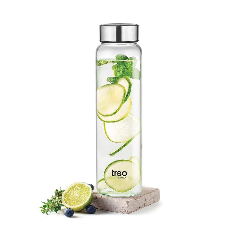 Plain Glass Fridge Bottle