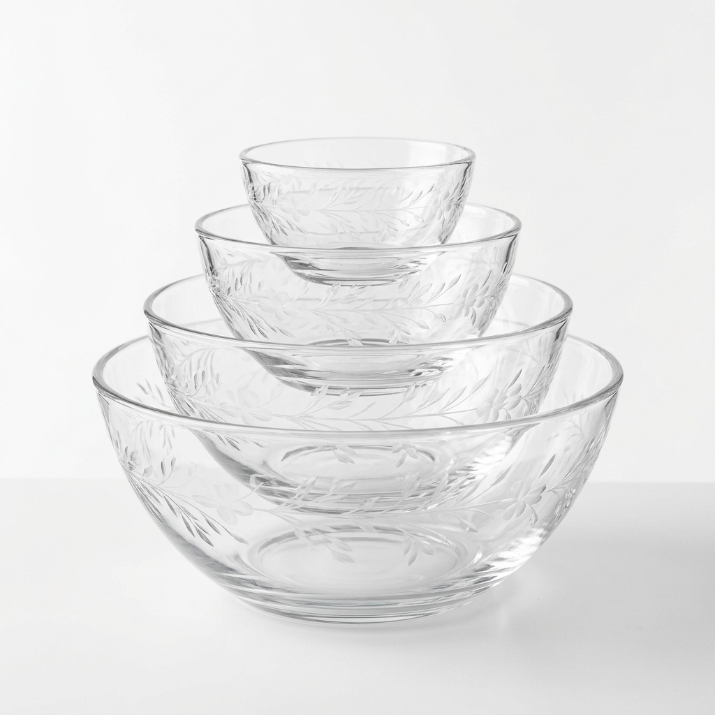 Designer Glass Serving Bowls