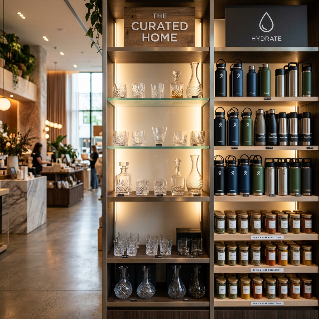 Premium Glassware Display