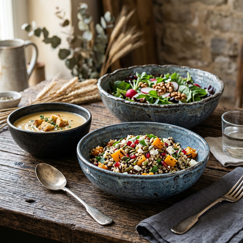 Handcrafted Stoneware Serving Bowls