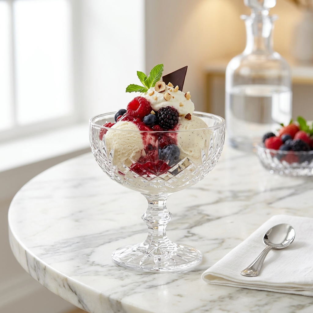 Luxury Dessert Coupe Bowls