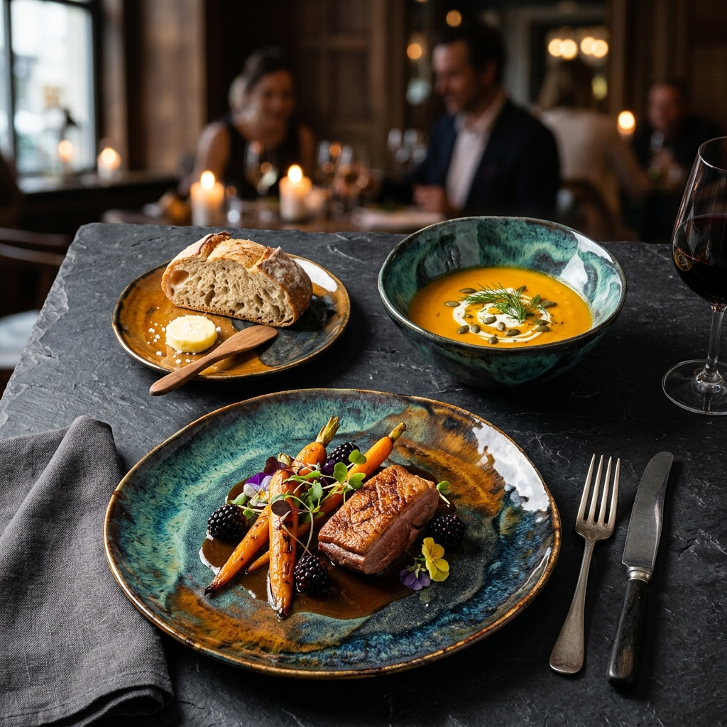 Artisanal Colored Vitrified Tableware
